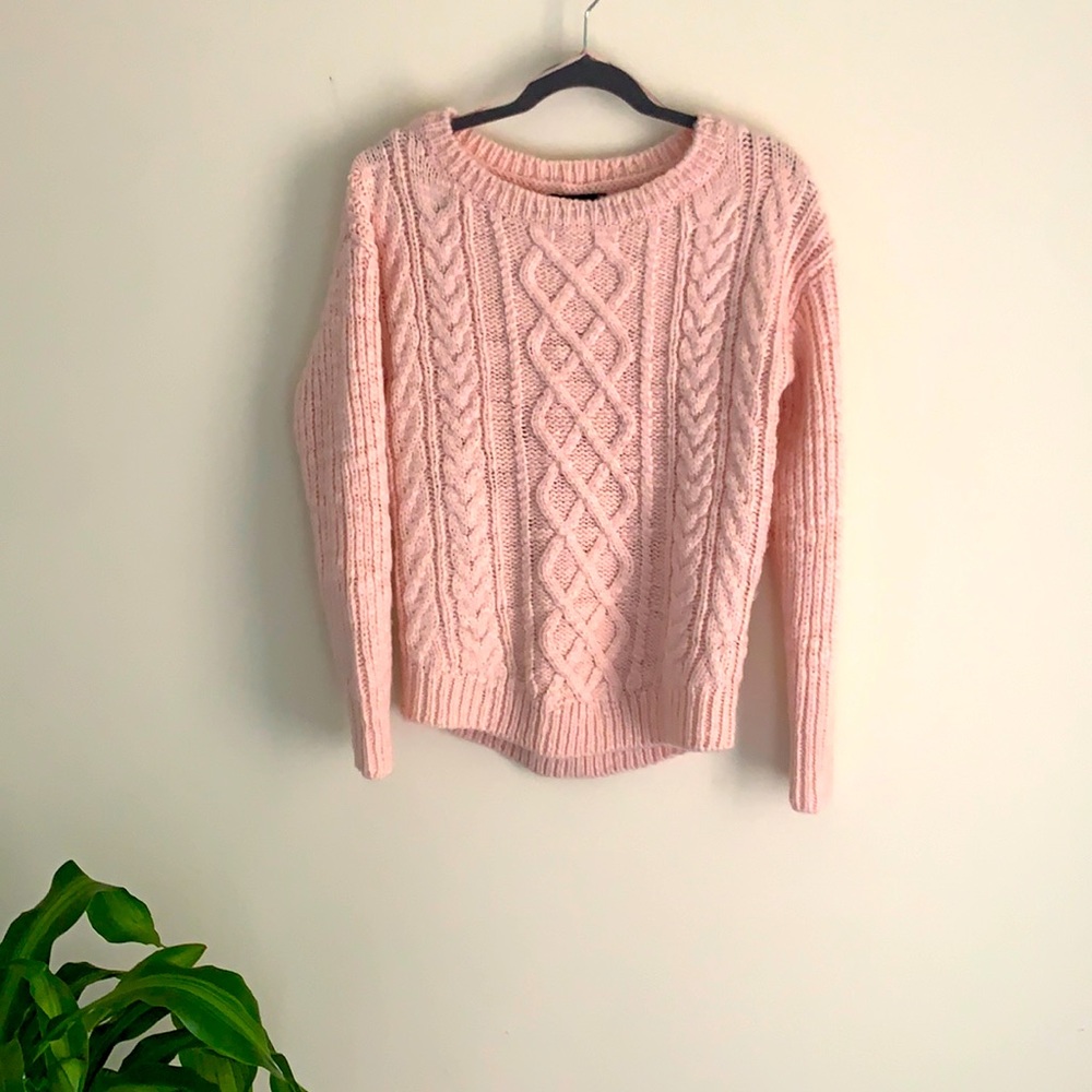 BR light pink sweater